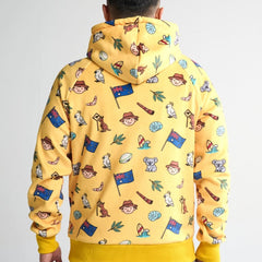 The Australia Human Hoodie - Yellow
