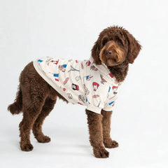 The France Dog Hoodie - Beige