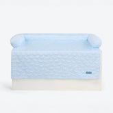 Frostcore™ Cooling Couch Cover Dog Bed - Hearts Blue