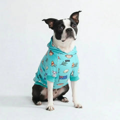 The Australia Dog Hoodie - Teal