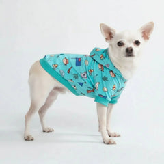 The Australia Dog Hoodie - Teal