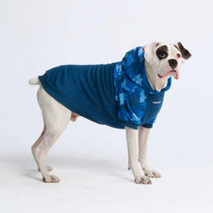 Blue Camo Human Hoodie