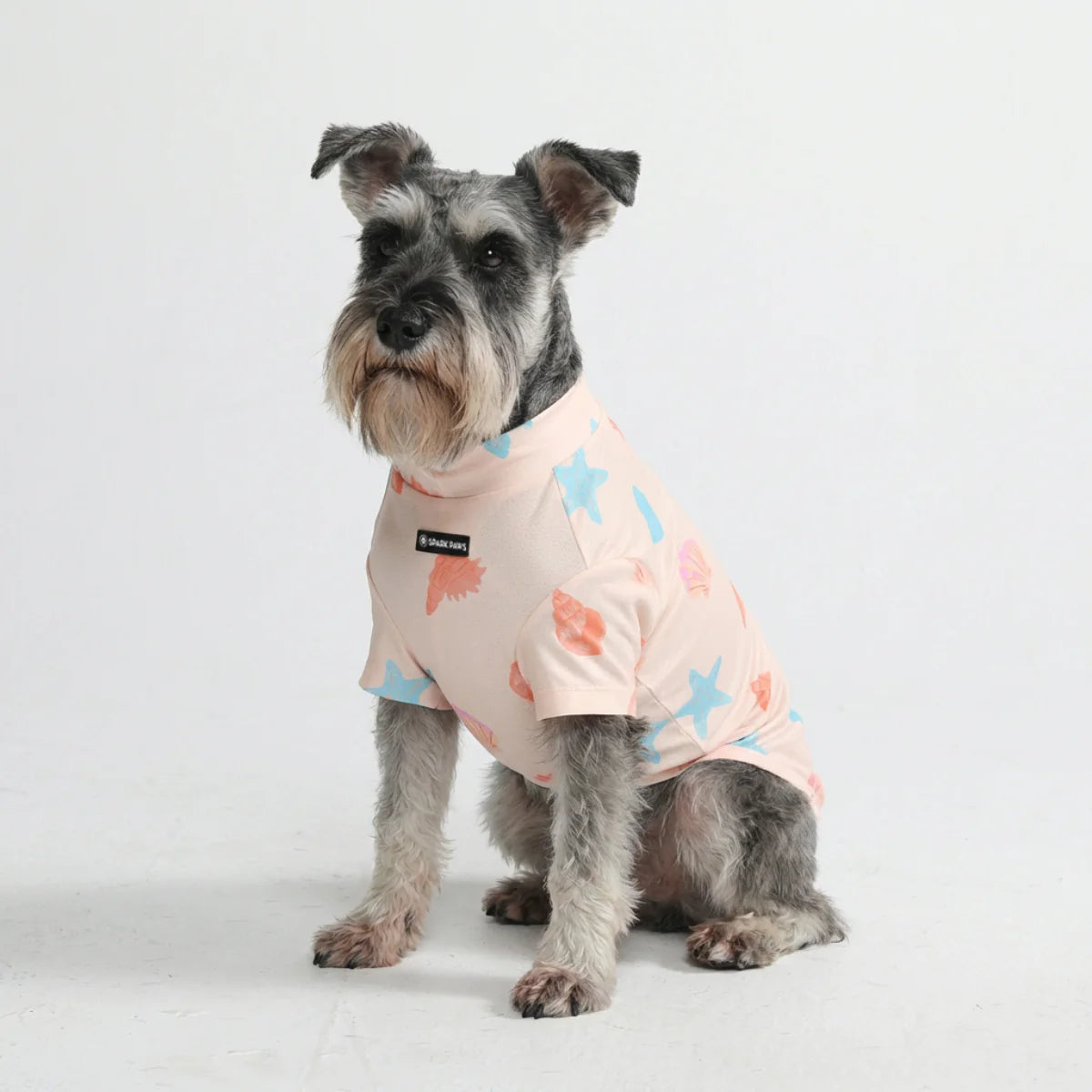 Sunblock Dog T-Shirt - Seashell