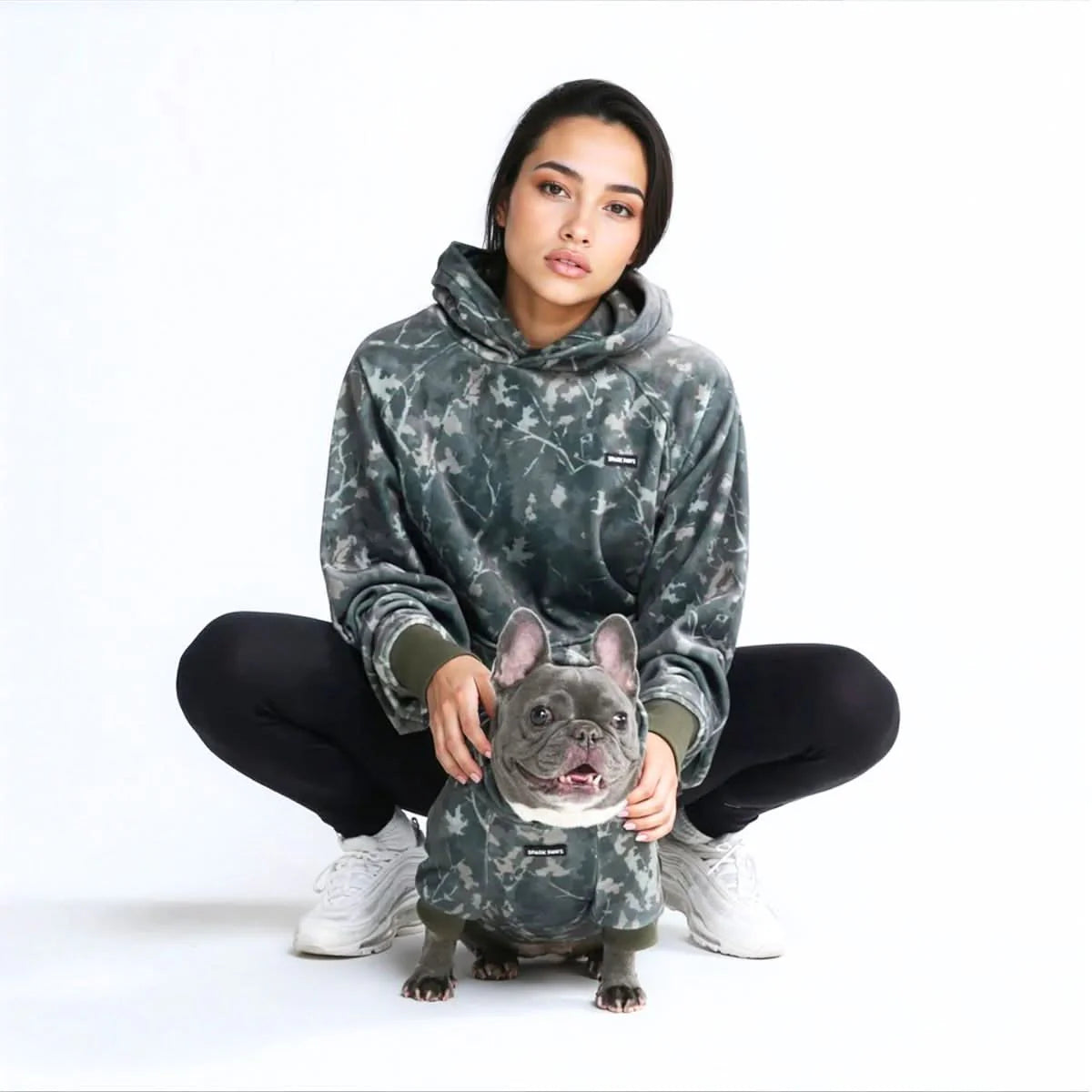 Concrete Wood Human Hoodie - Timber