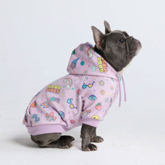 Good Vibes Dog Hoodie - Purple